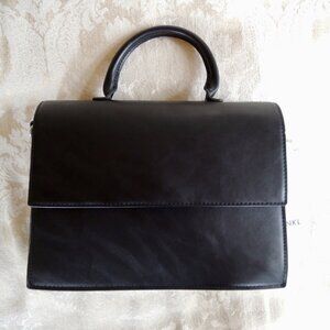 Monki Black Vegan Mara Bag OS NWT